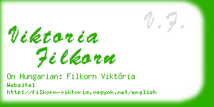 viktoria filkorn business card